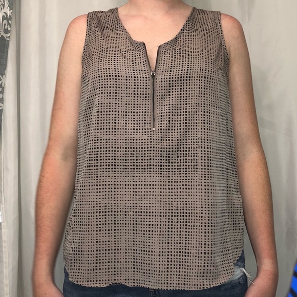 Apt. 9 zipper front dress shirt (S) - Picture 3 of 6